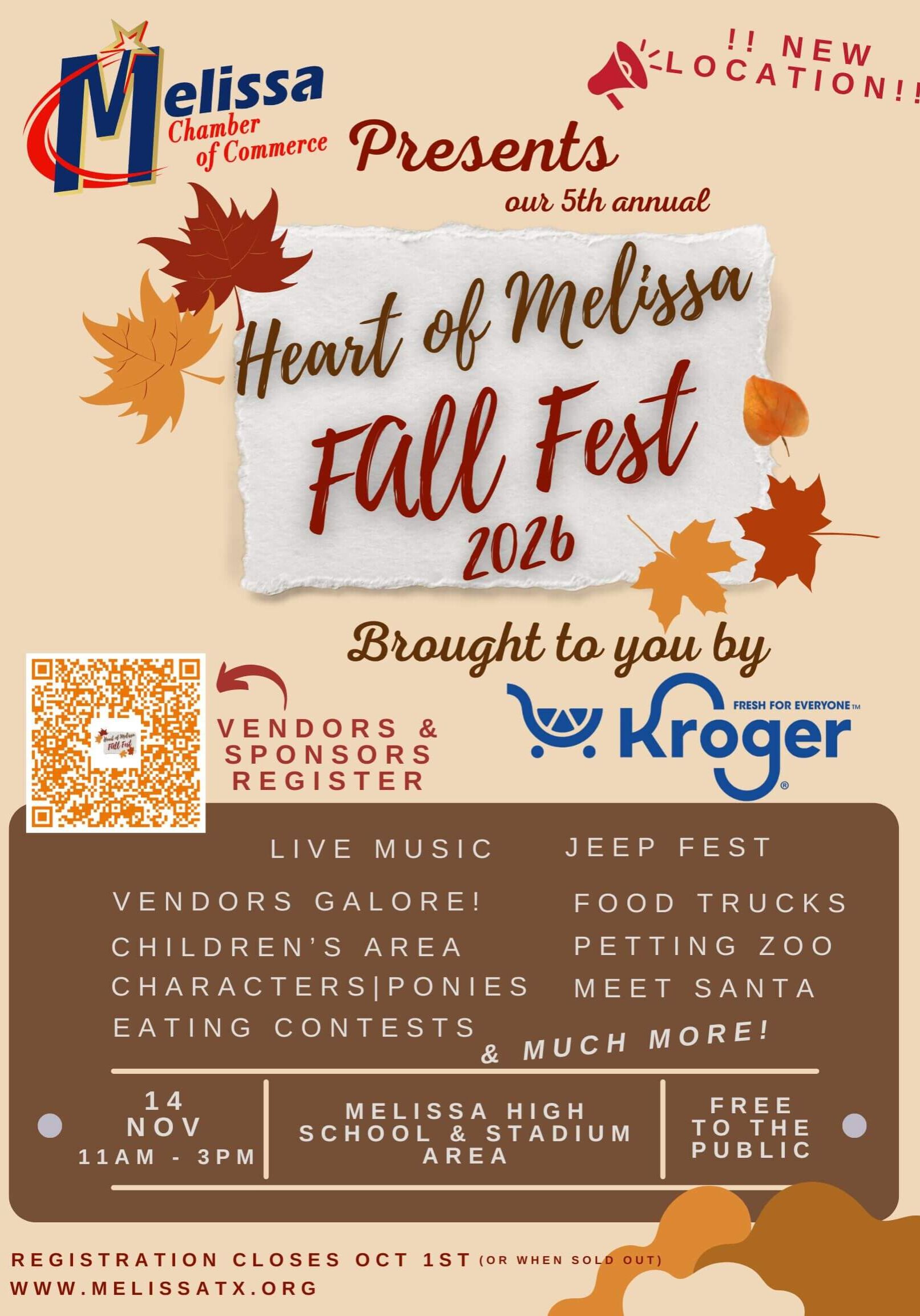 2026 HOM Fall Fest Flyer